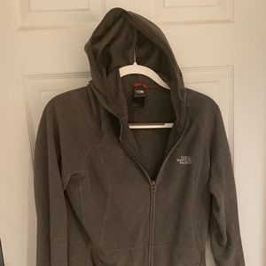 North Face fleece hoody zip